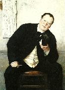 Ernst Josephson portrtt av godfrey renholm Sweden oil painting artist